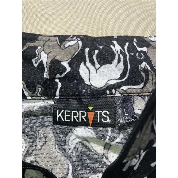 Youth Kerrits Equestrian Collared Quarter Zip Dri Fit Shirt Size Large - Picture 4 of 6